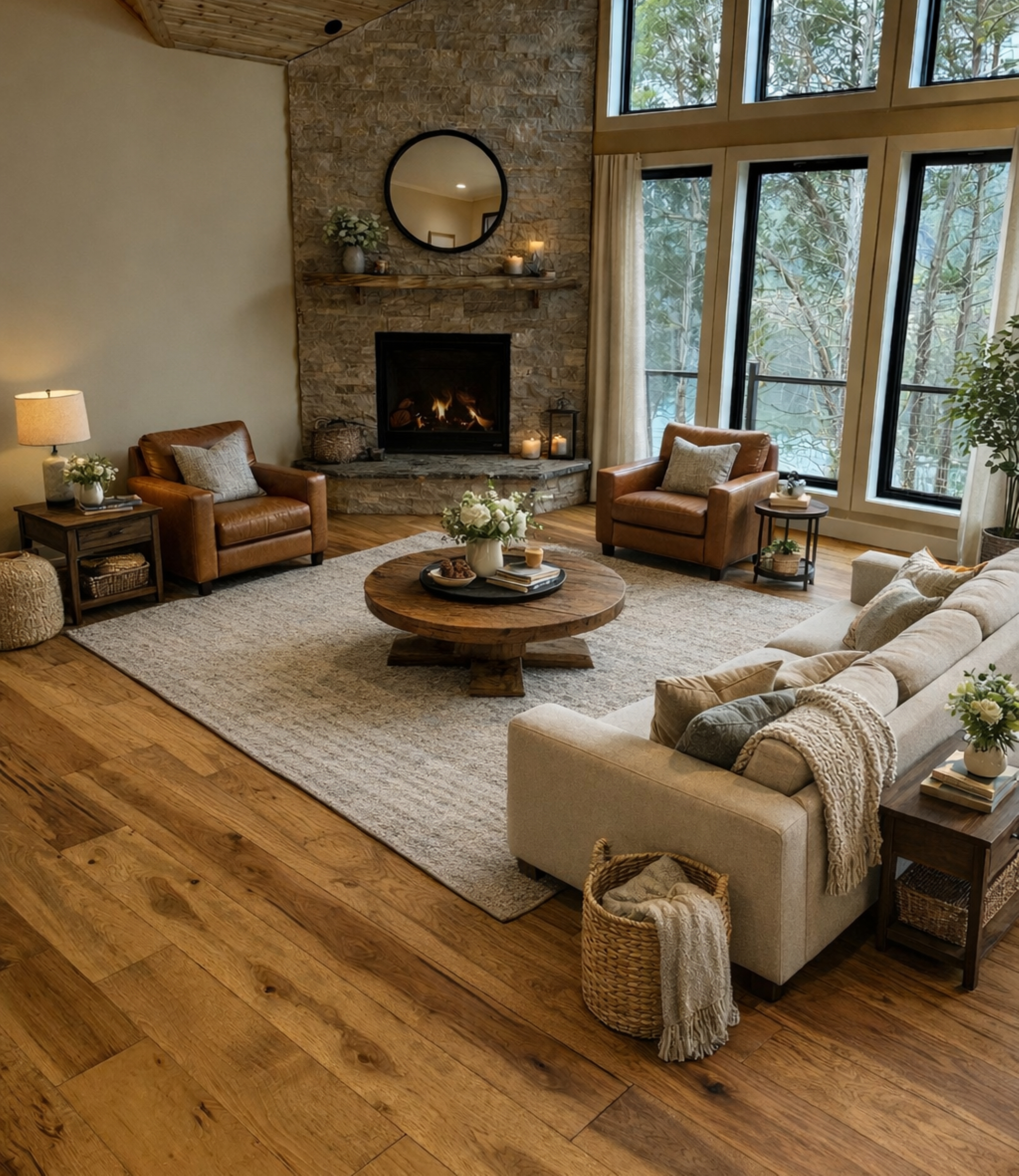 Sugarcane Hickory Roomscene
